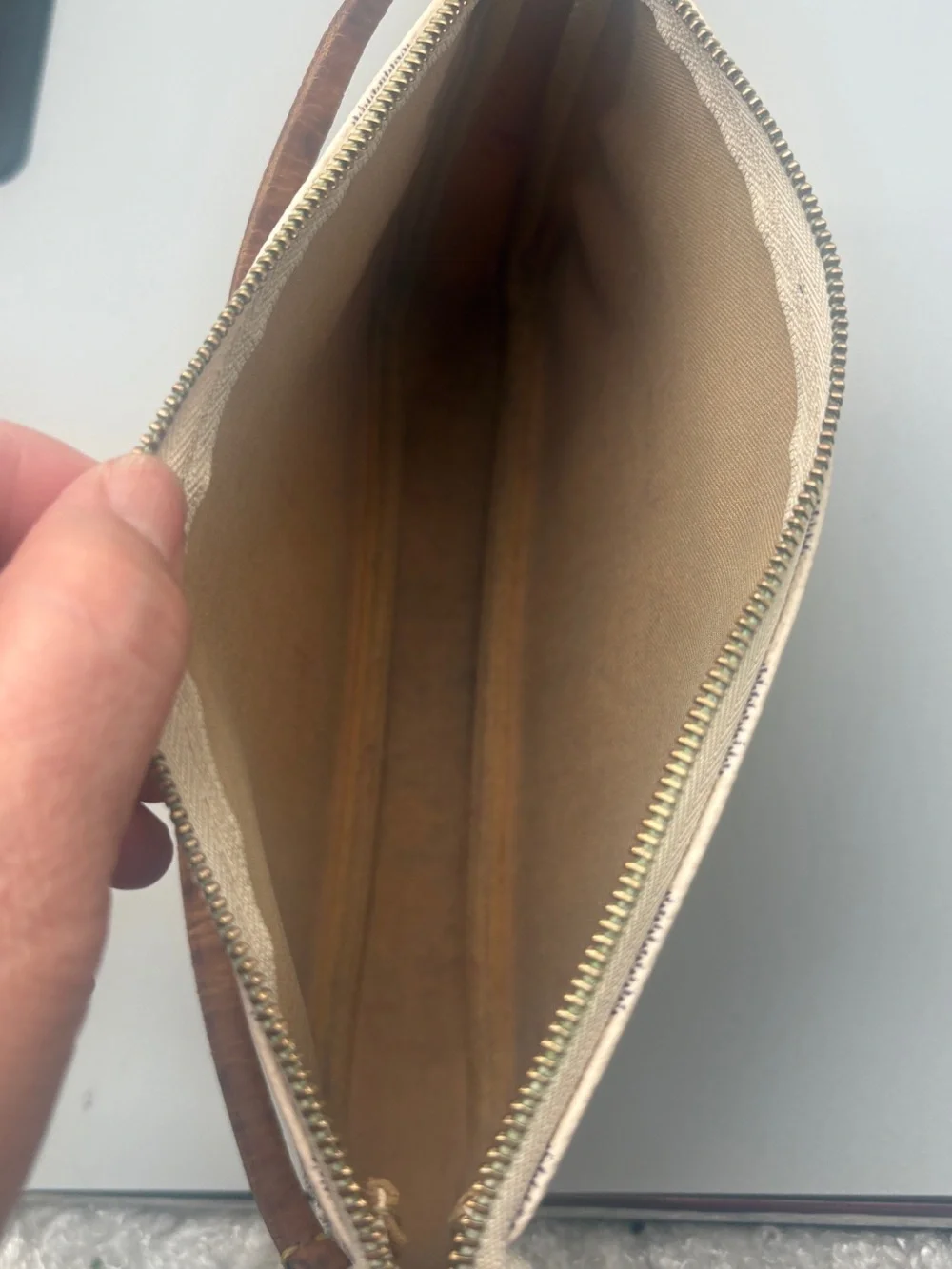 Louis Vuitton Pochette Accessoires Damier Azur Shoulder Bag